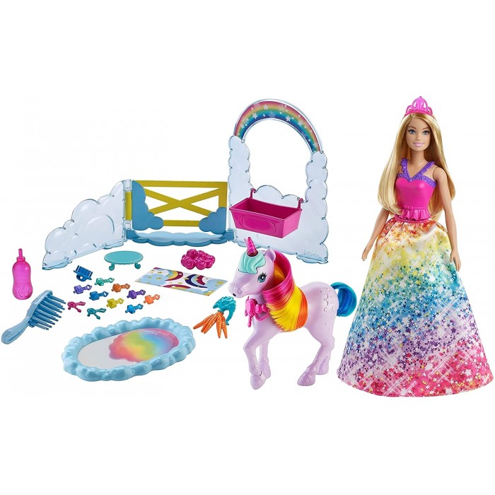 barbie rainbow carriage