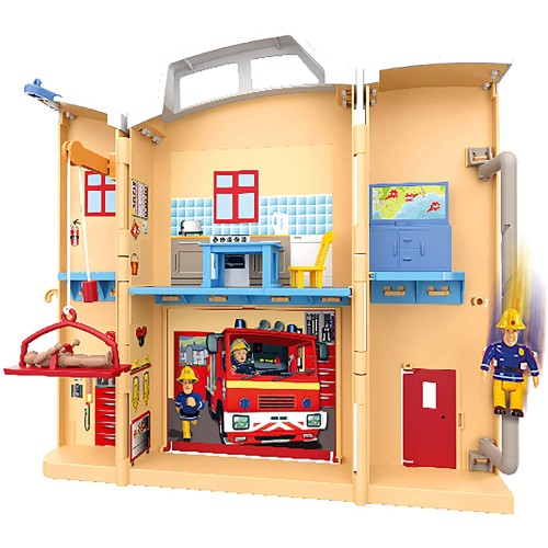 fireman sam deluxe fire station playset sainsburys